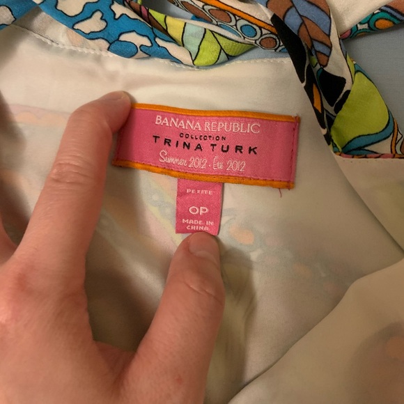 Banana Republic x Trina Turk summer dress 0P - Picture 6 of 9